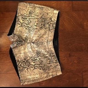 Guess snake skin shorts